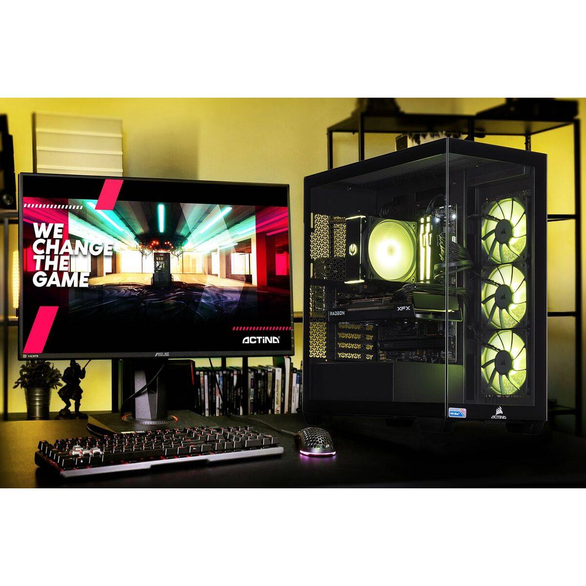 PC de Sobremesa Actina KOMACNGIP0212 AMD RYZEN™ 5 7500F 32 GB RAM 1 TB SSD AMD Radeon RX 7700 xt