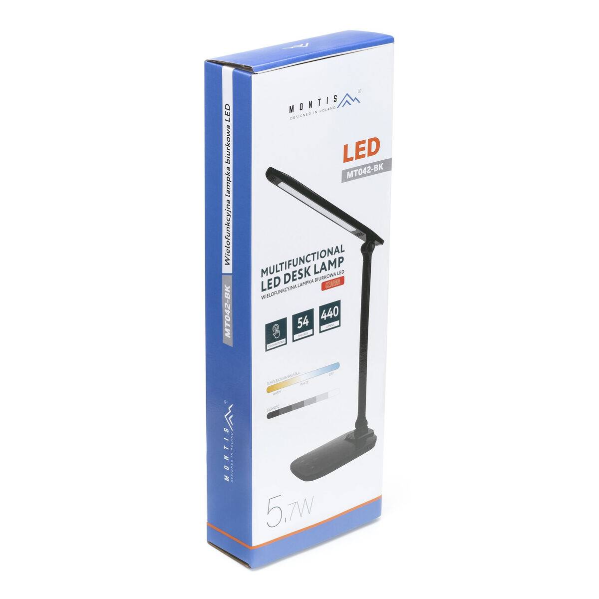 Lámpara de escritorio Montis MT042-BK Negro 5,7 W 440 lm