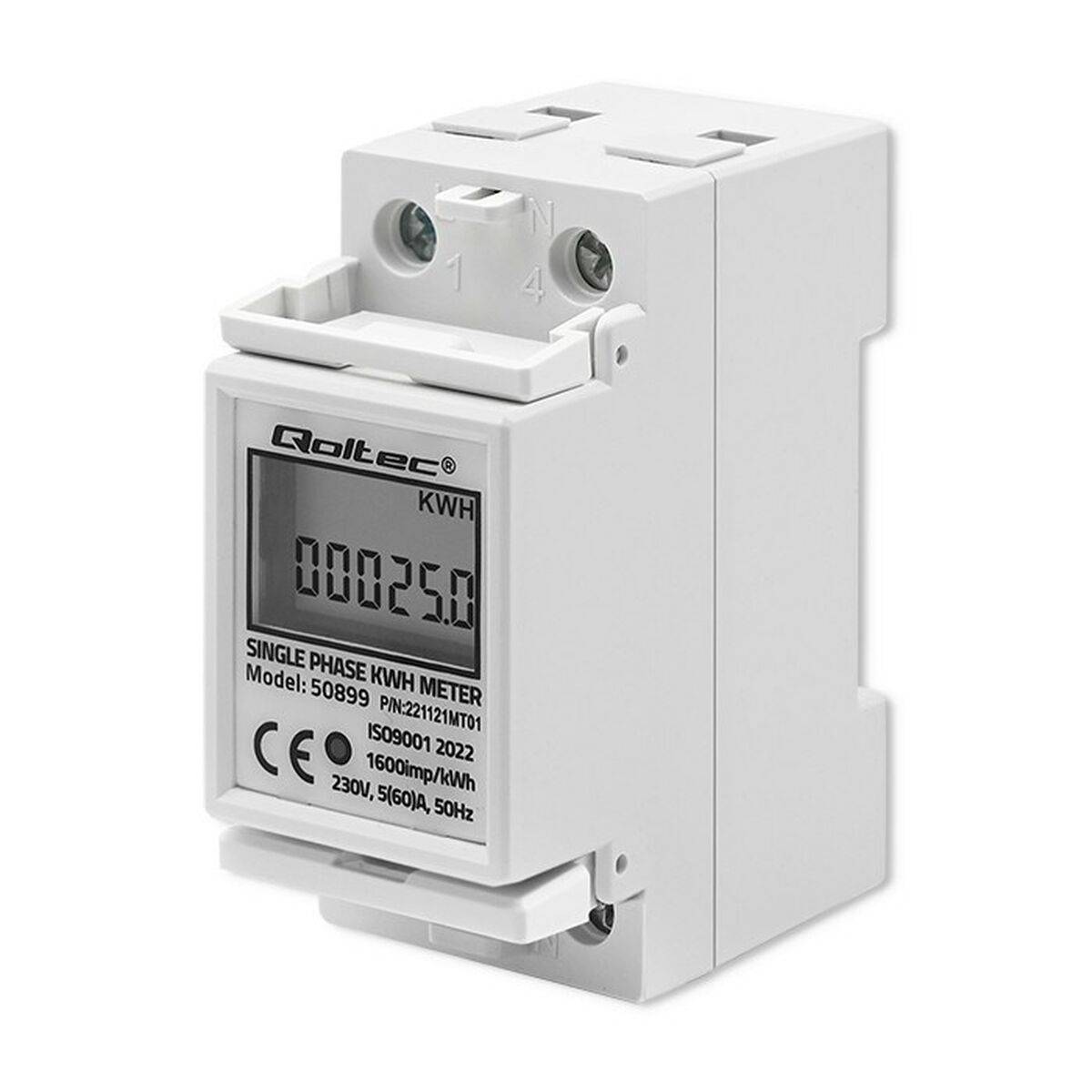 Contador de Consumo de Energía Qoltec 50899