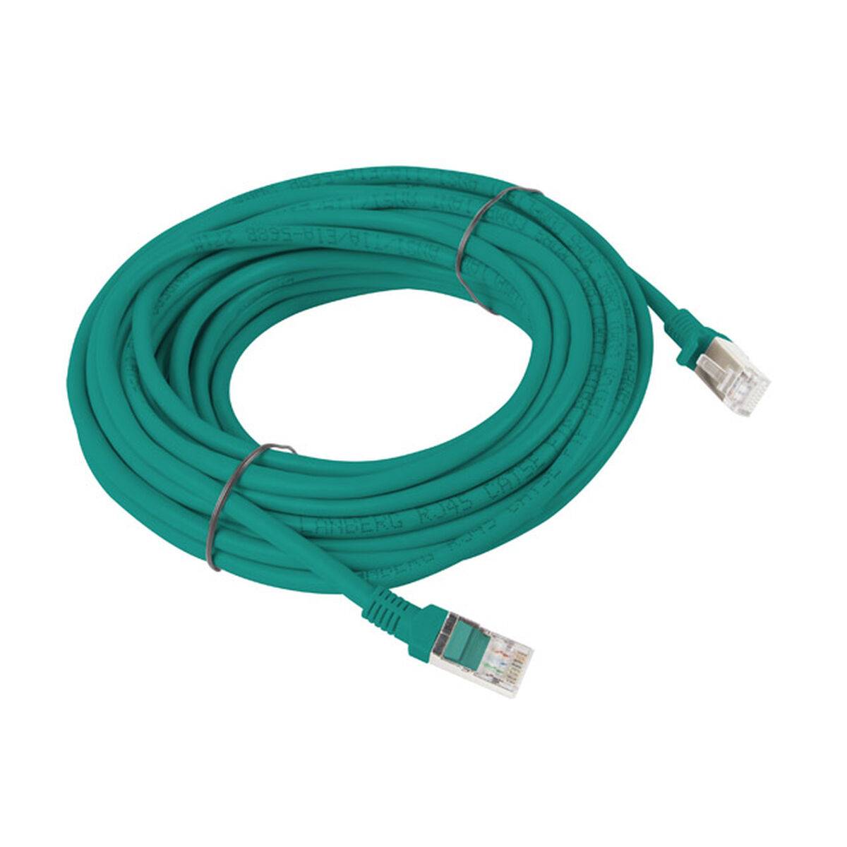 Cable de Red Rígido UTP Categoría 6 Lanberg PCU6-10CC-1000-G Verde