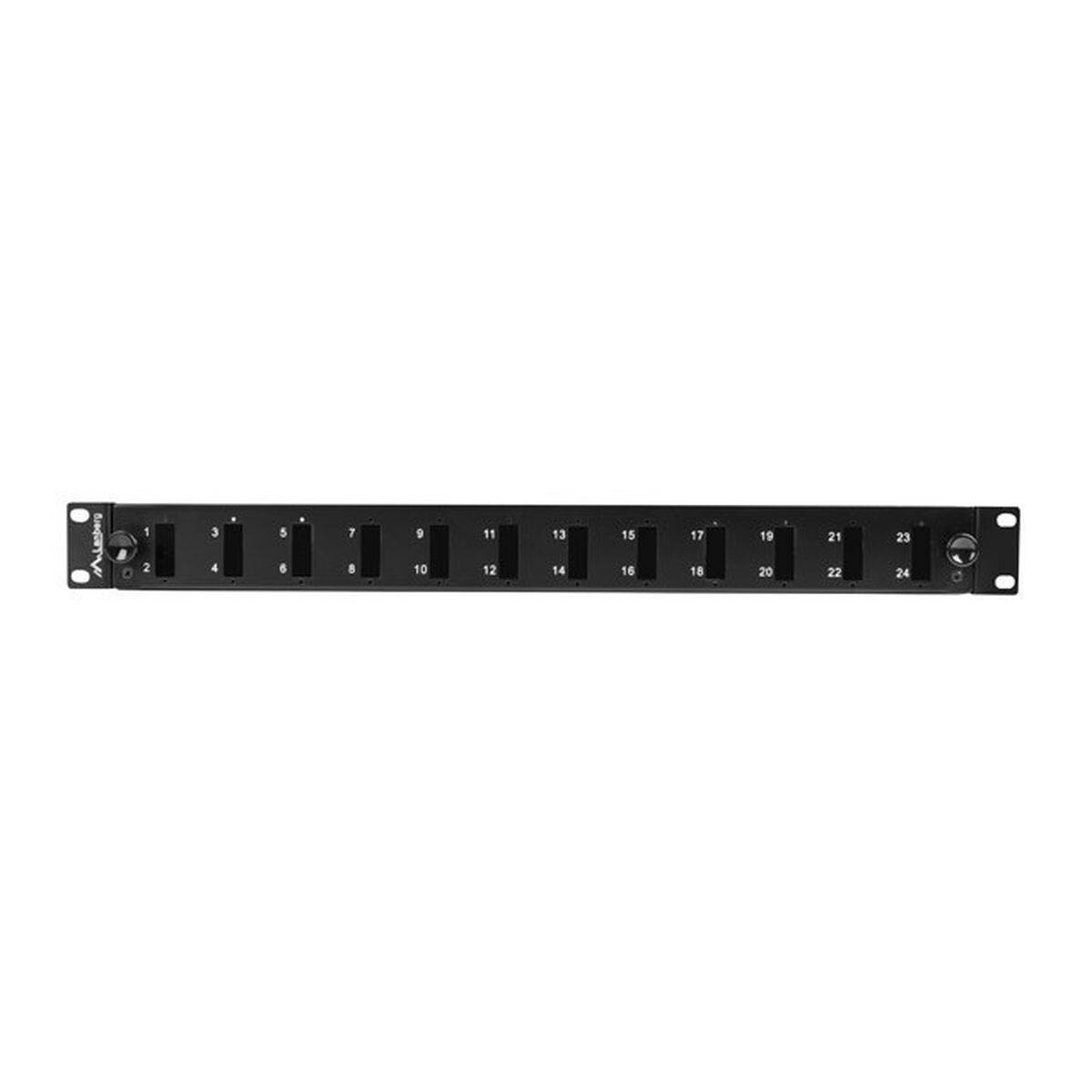 Patch Panel 24 Puertos UTP Categoría 6 Lanberg FOP1-12SD-LQB