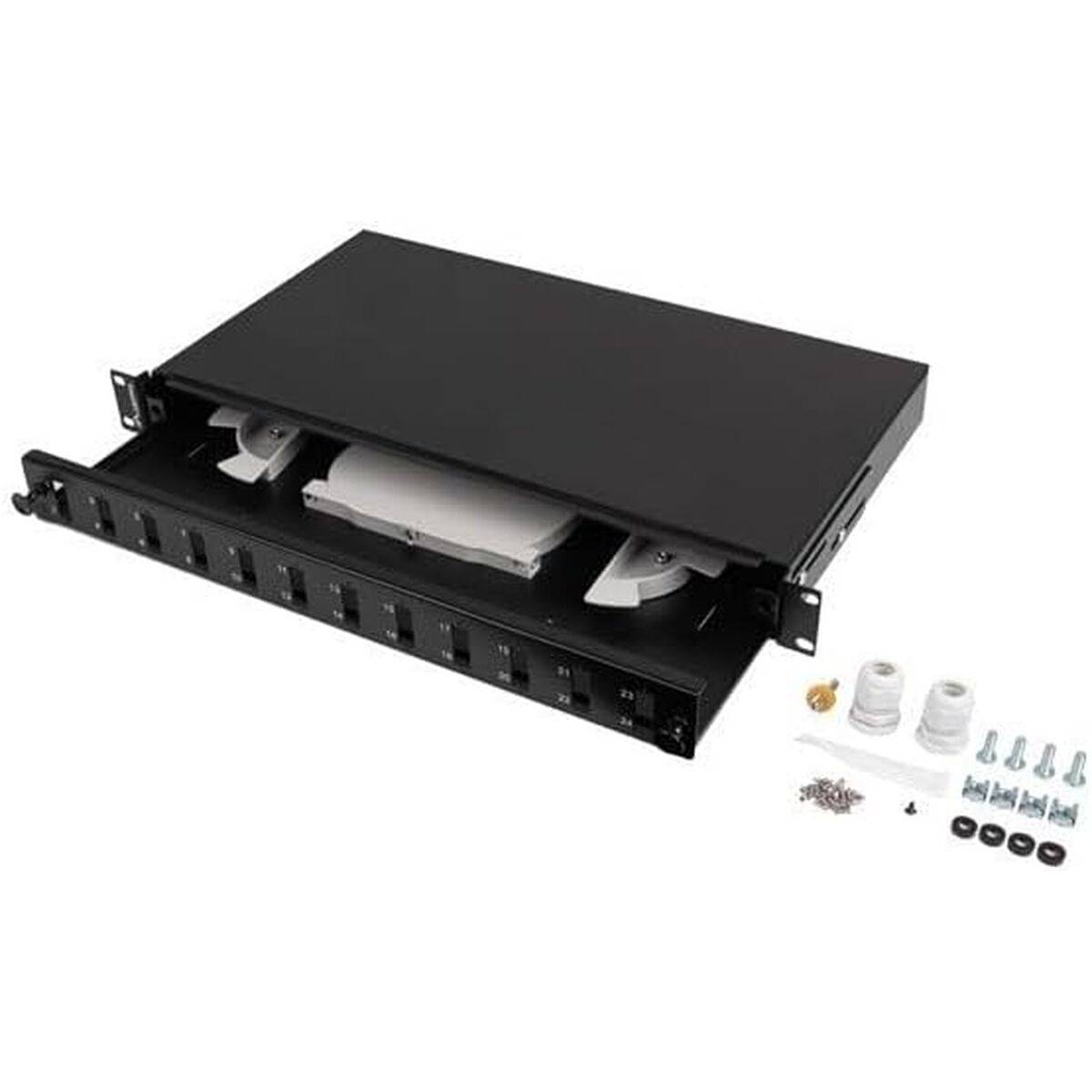 Patch Panel 24 Puertos UTP Categoría 6 Lanberg FOP1-12SD-LQB