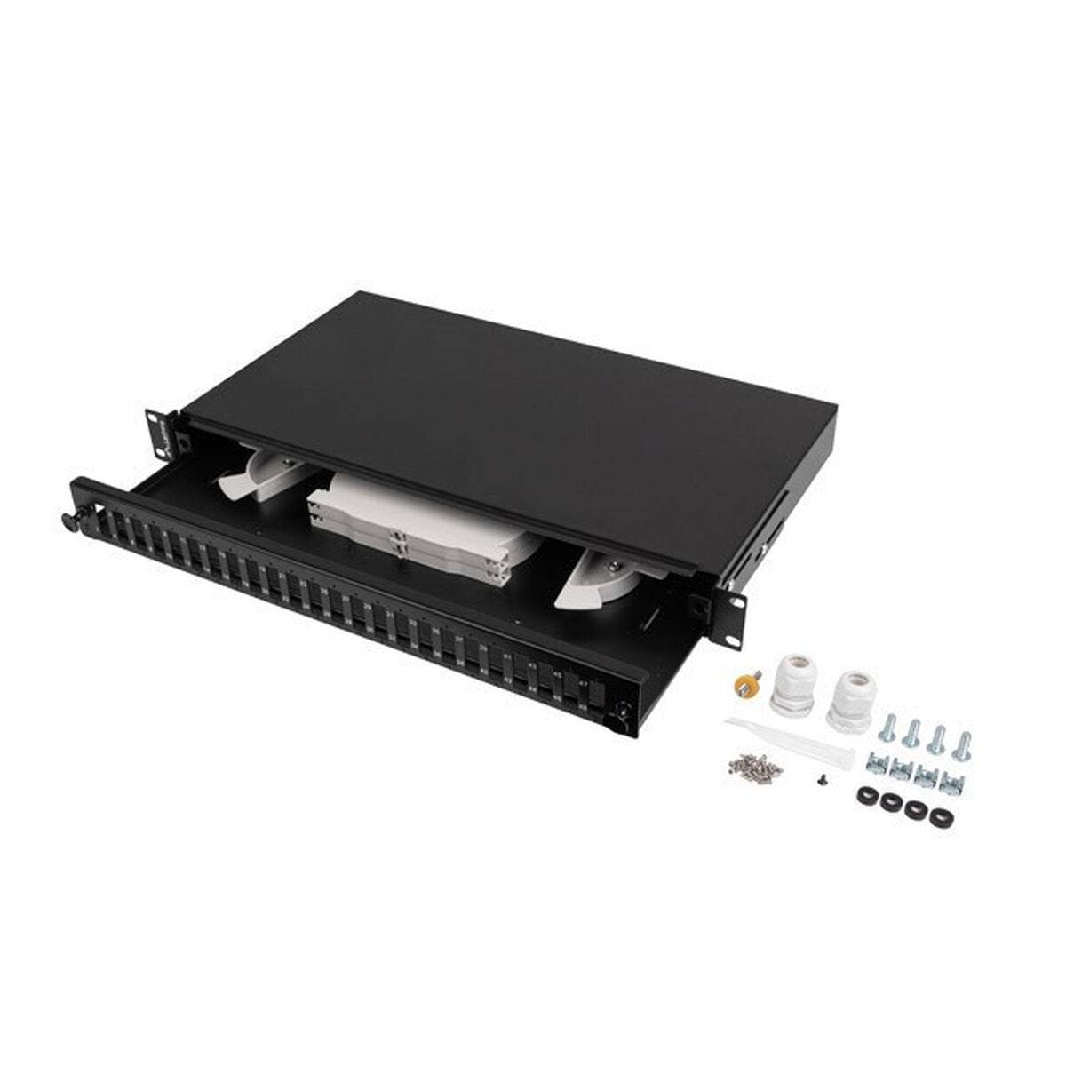 Patch Panel 24 Puertos UTP Categoría 6 Lanberg FOP1-24SD-LQB