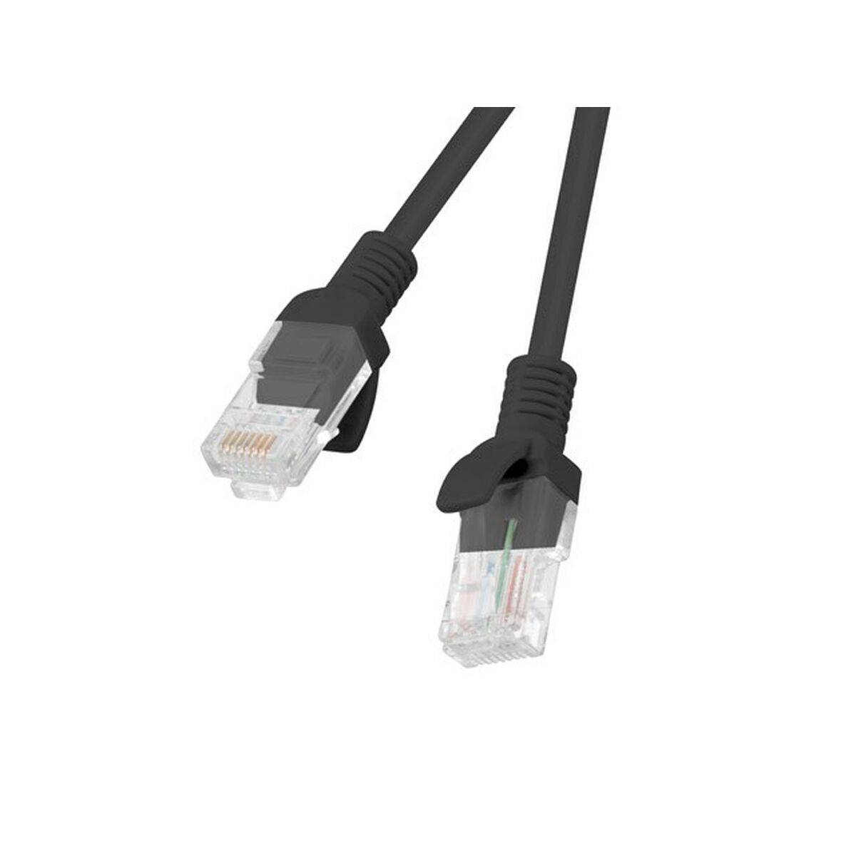 Cable de Red Rígido UTP Categoría 6 Lanberg PCU6-20CC-0300-BK Negro 3 m