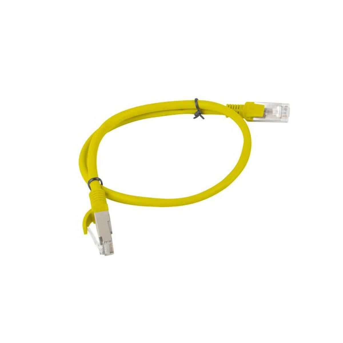 Cable de Red Rígido UTP Categoría 6 Lanberg PCU6-20CC-0050-Y Amarillo 50 cm