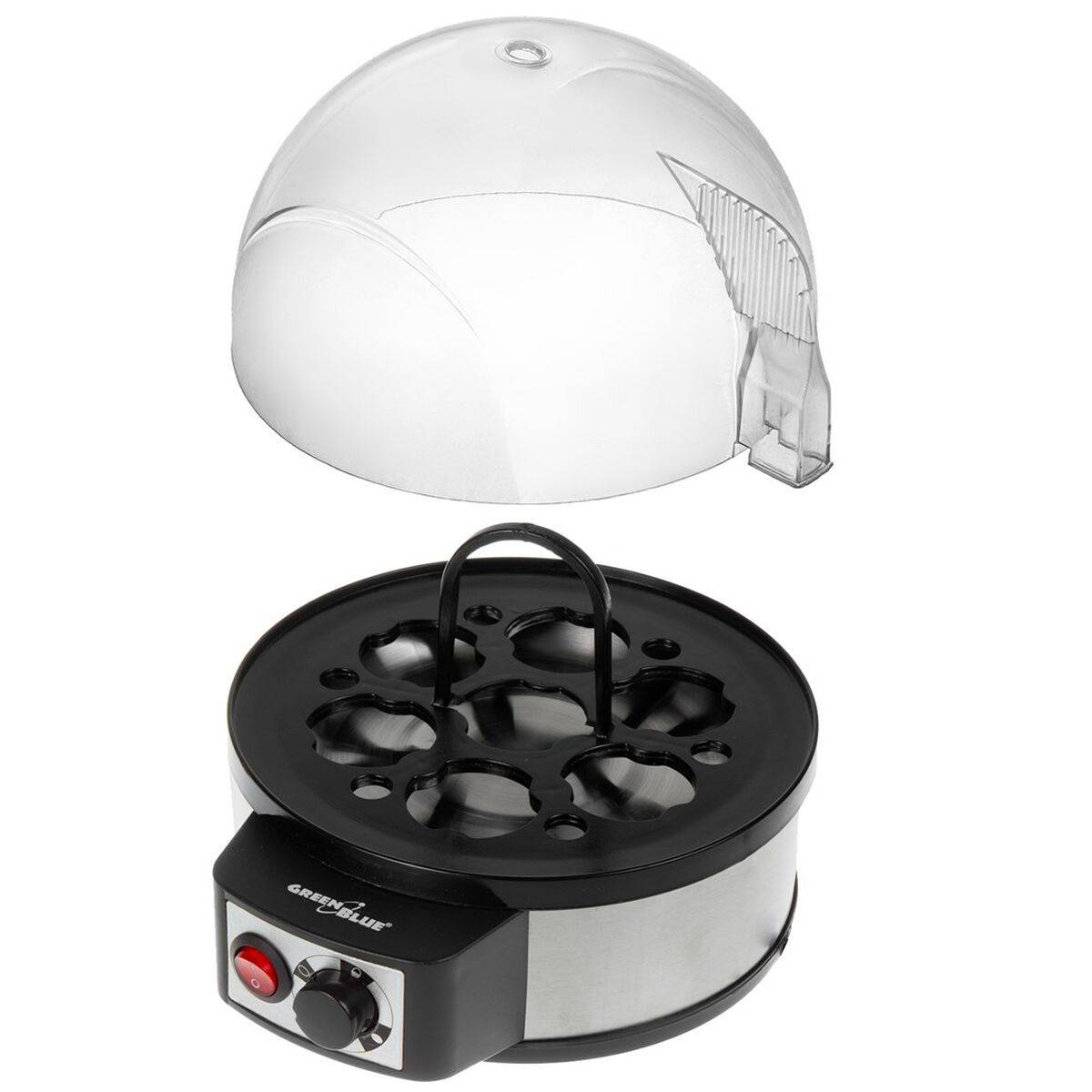 Hervidor de huevos Greenblue GB573 Plateado 400 W