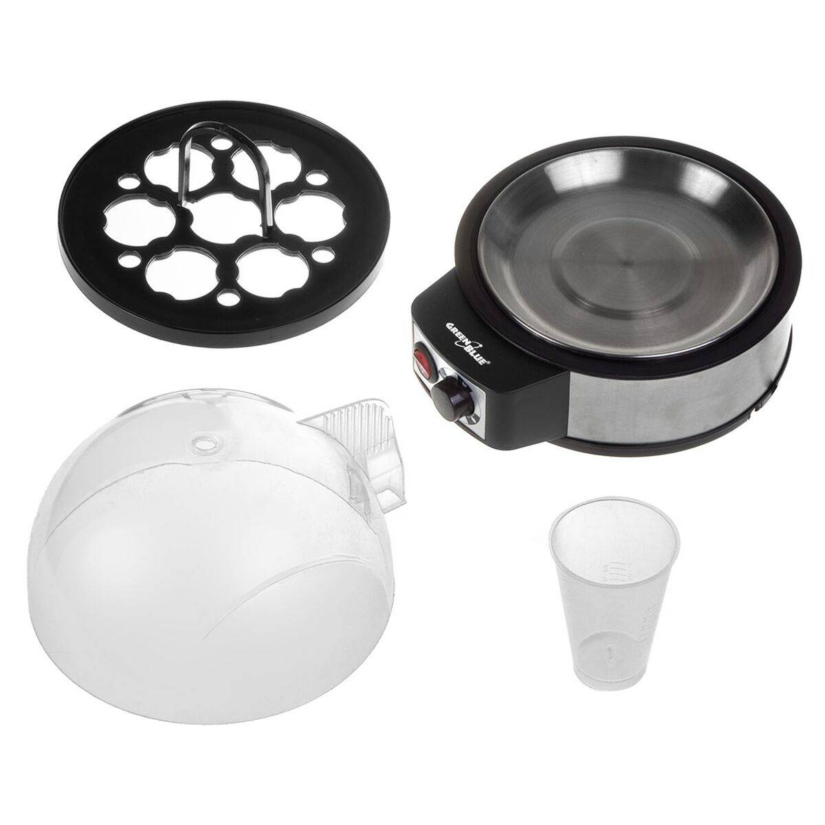 Hervidor de huevos Greenblue GB573 Plateado 400 W