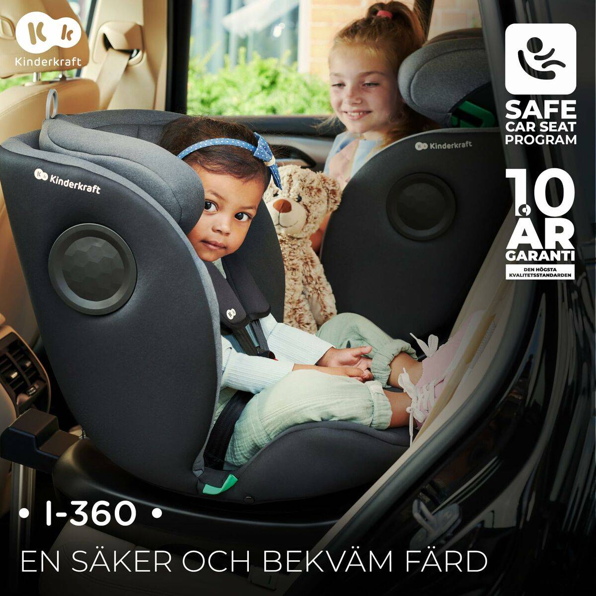 Silla para el Coche Kinderkraft KCI36000BLK0000 Negro