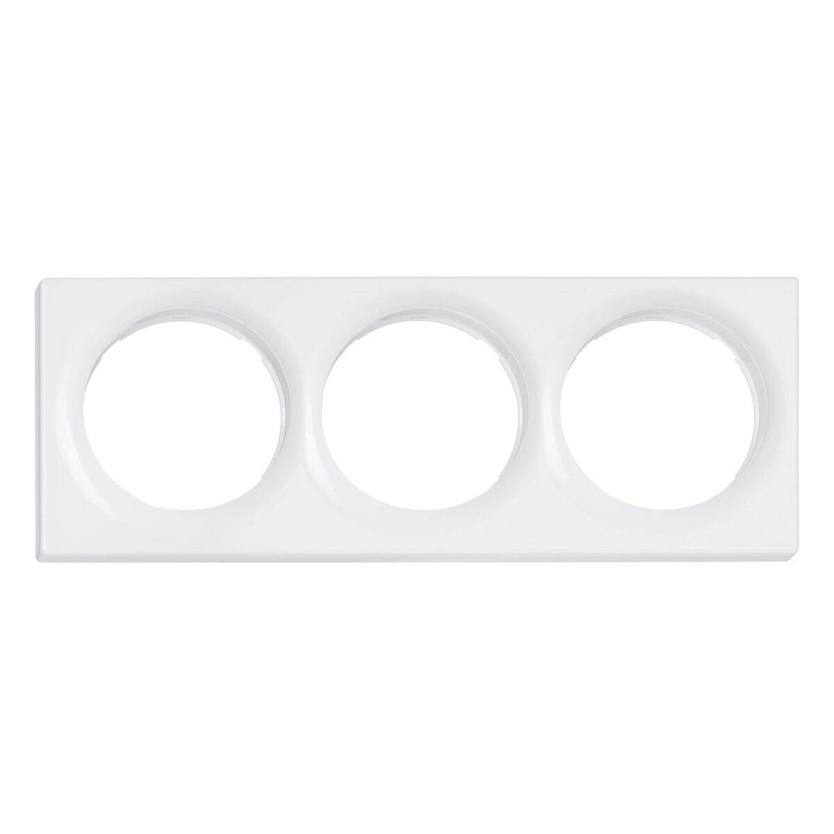 Marco Embellecedor para Interruptor de Luz Fibaro FG-Wx-PP-0004 Blanco 1 Pieza