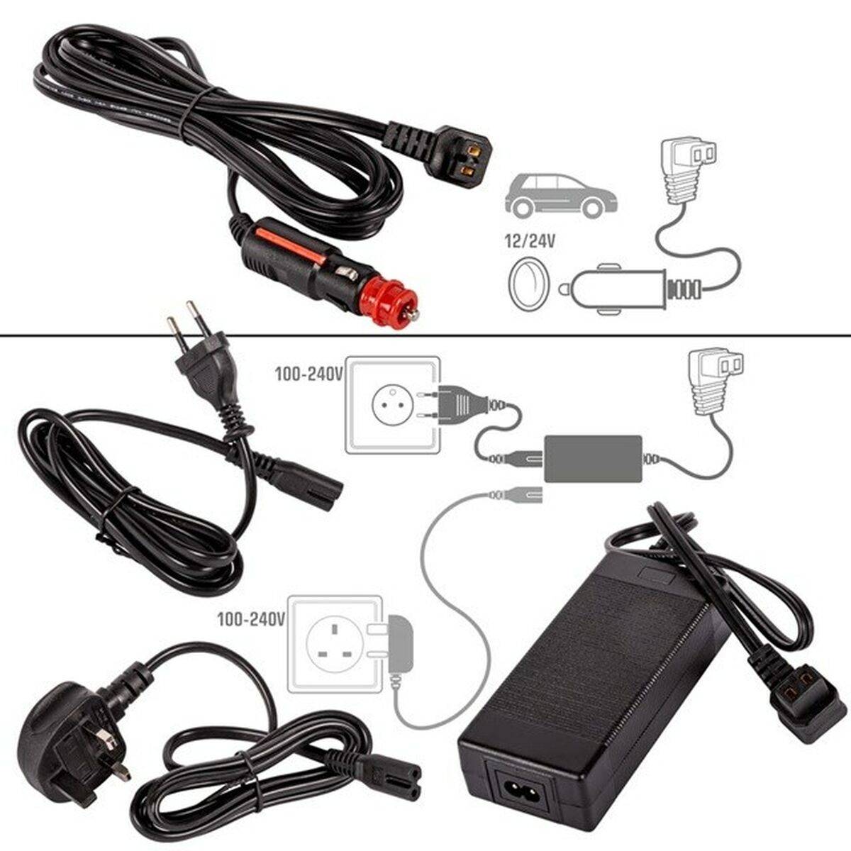 Mini Nevera Yolco GCX47 Negro 50 W 47 L