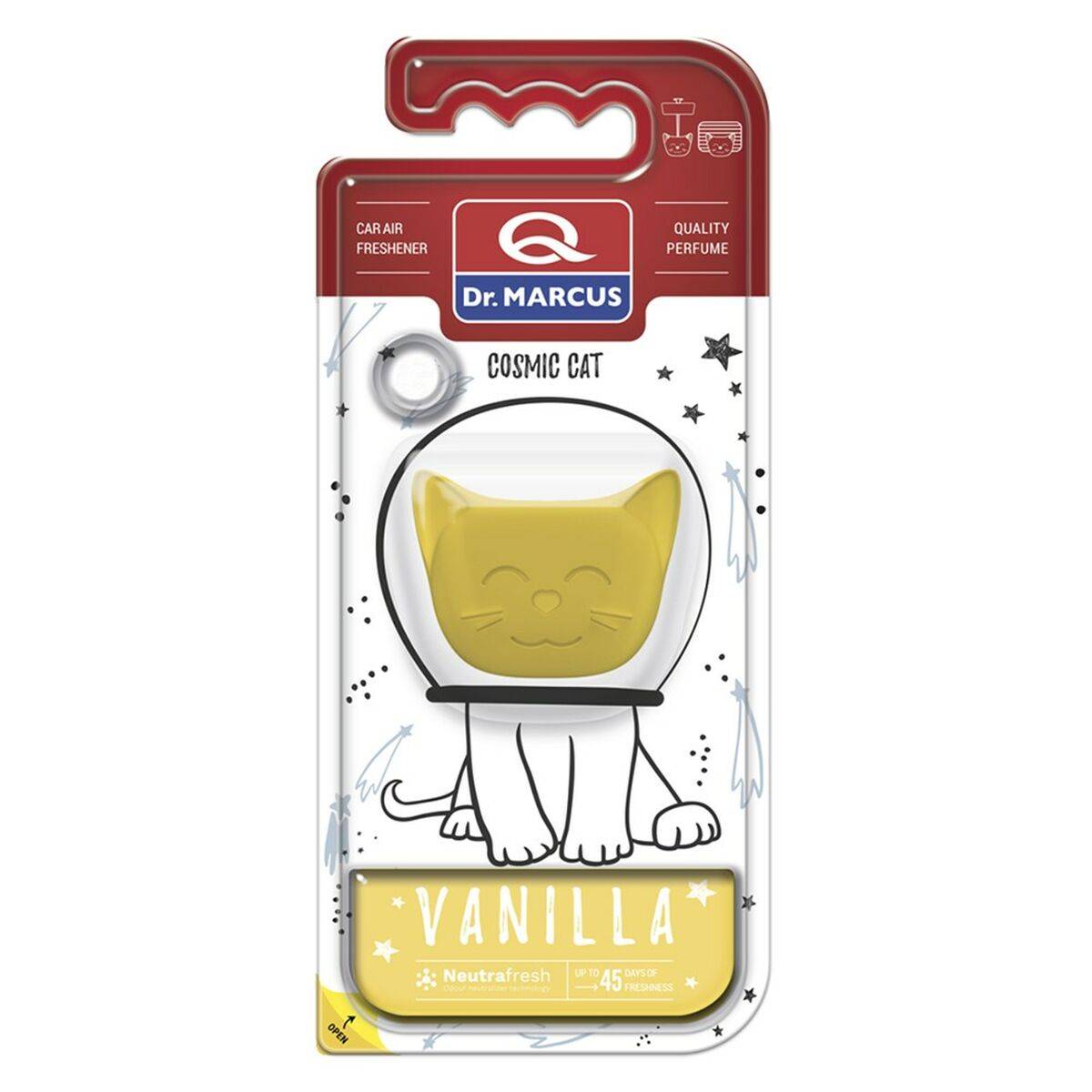 Ambientador para Coche Dr Marcus COSMIC CAT VANILLA Vainilla Plástico