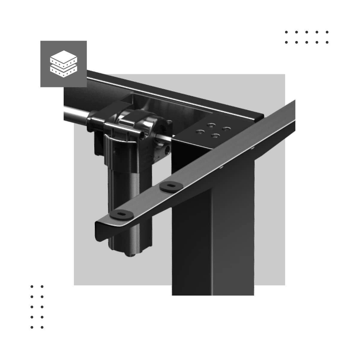 Mesa de Escritorio Mark Adler MA-XENO 4.1 BLACK