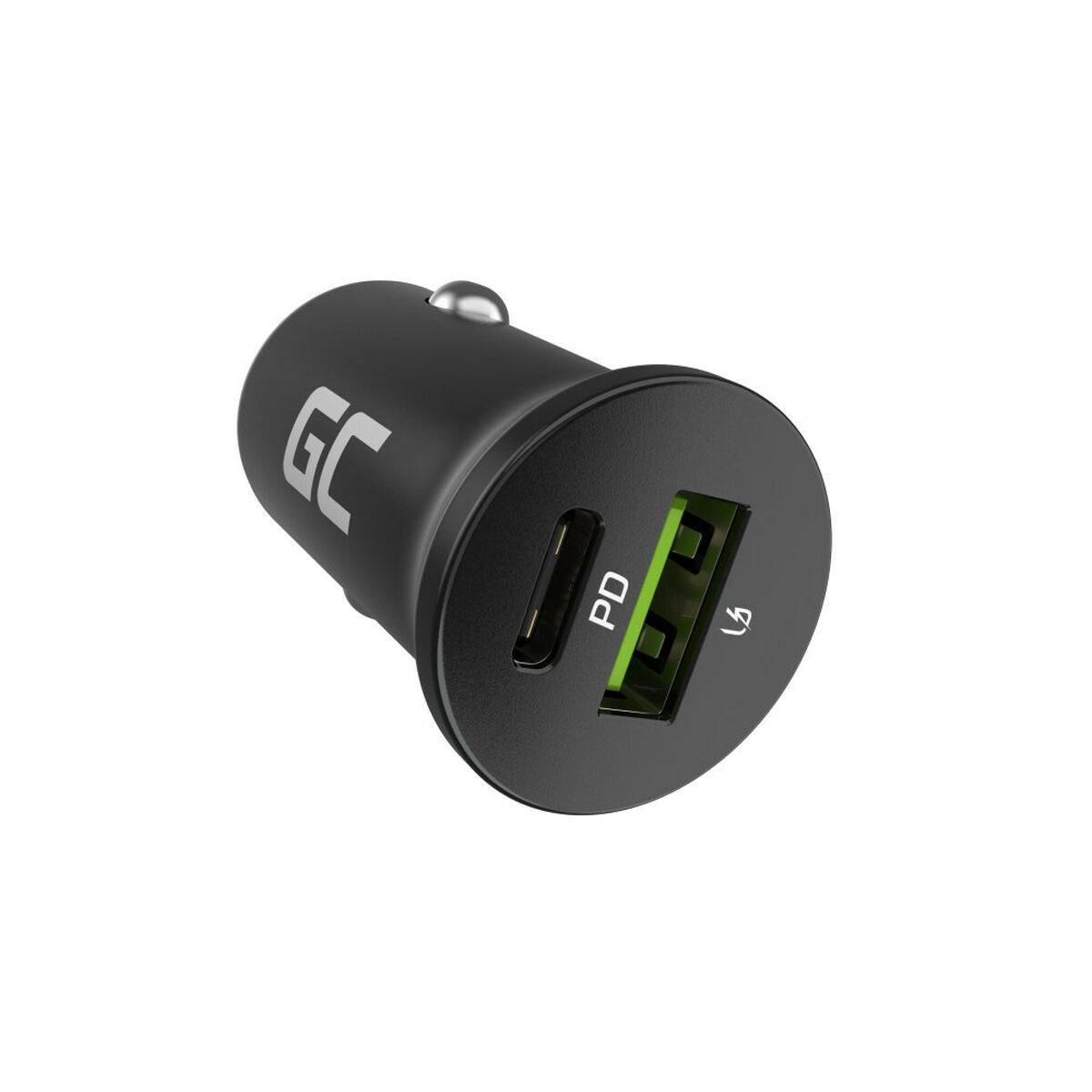 Cargador de Coche Green Cell CADM-GC-38AC Negro 38 W