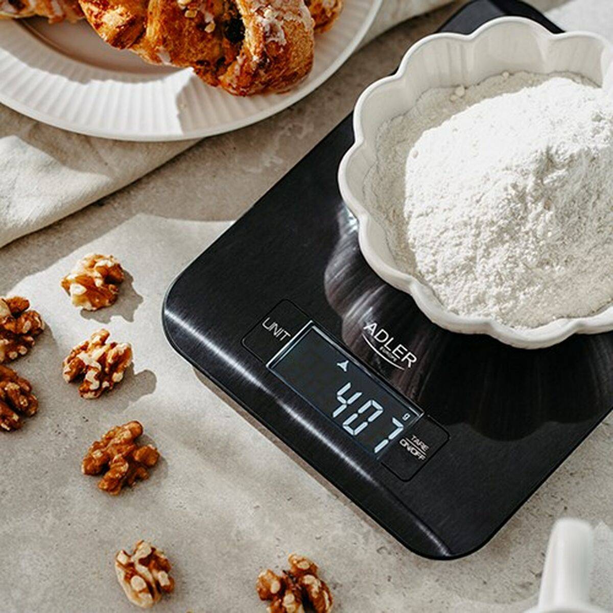 Báscula de Cocina Adler AD 3183b Negro 5 kg
