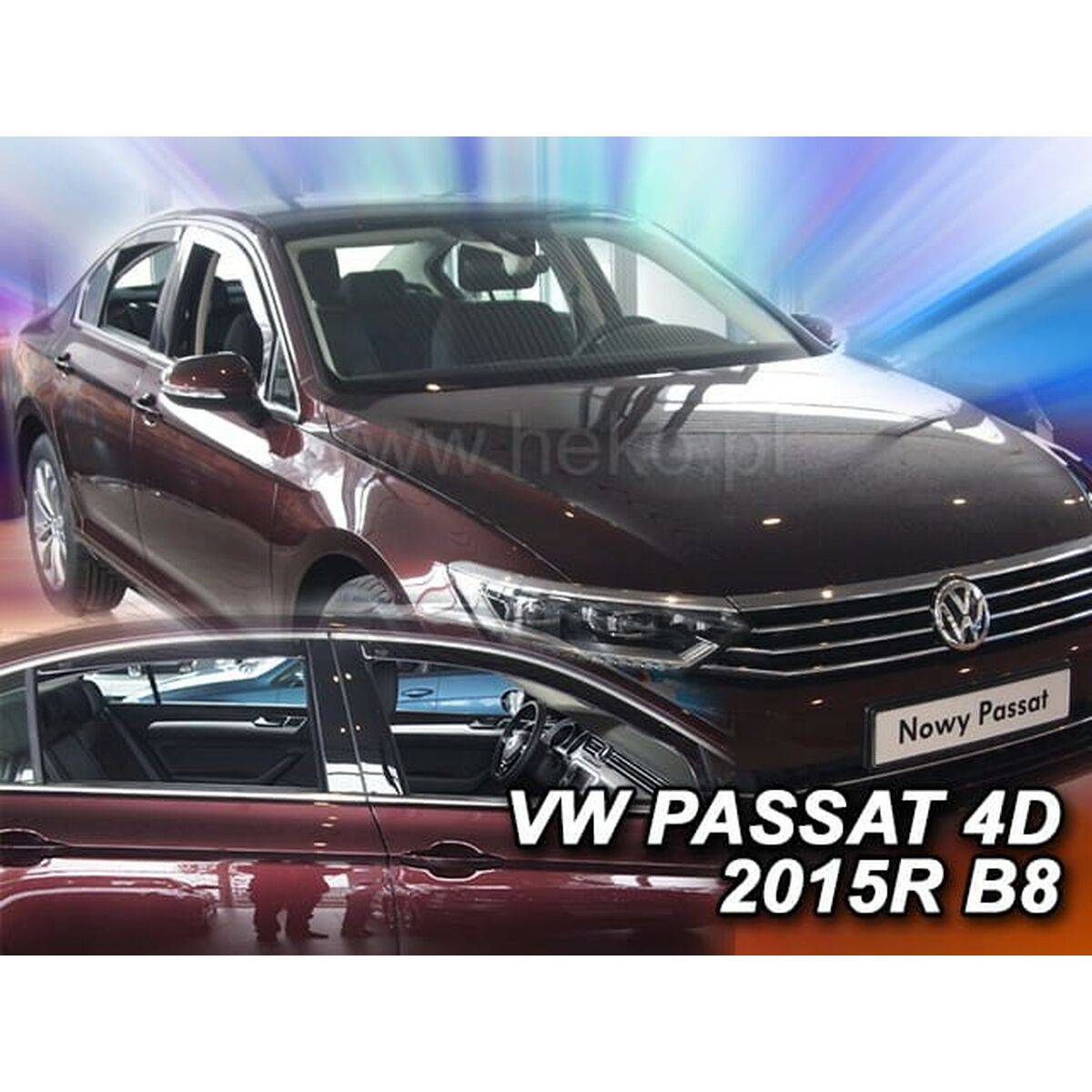 Deflector de viento HEKO HO31002 VOLKSWAGEN PASSAT (B8) SEDAN 4 Piezas