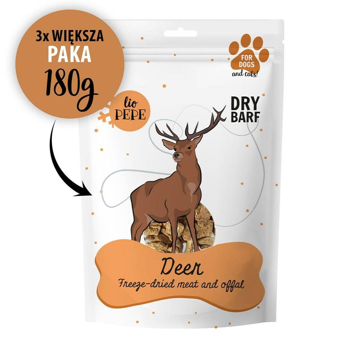 Snack para Perros Paka Zwierzaka Ciervo 180 g