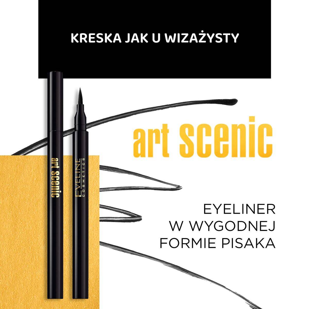 Eyeliner Eveline Negro