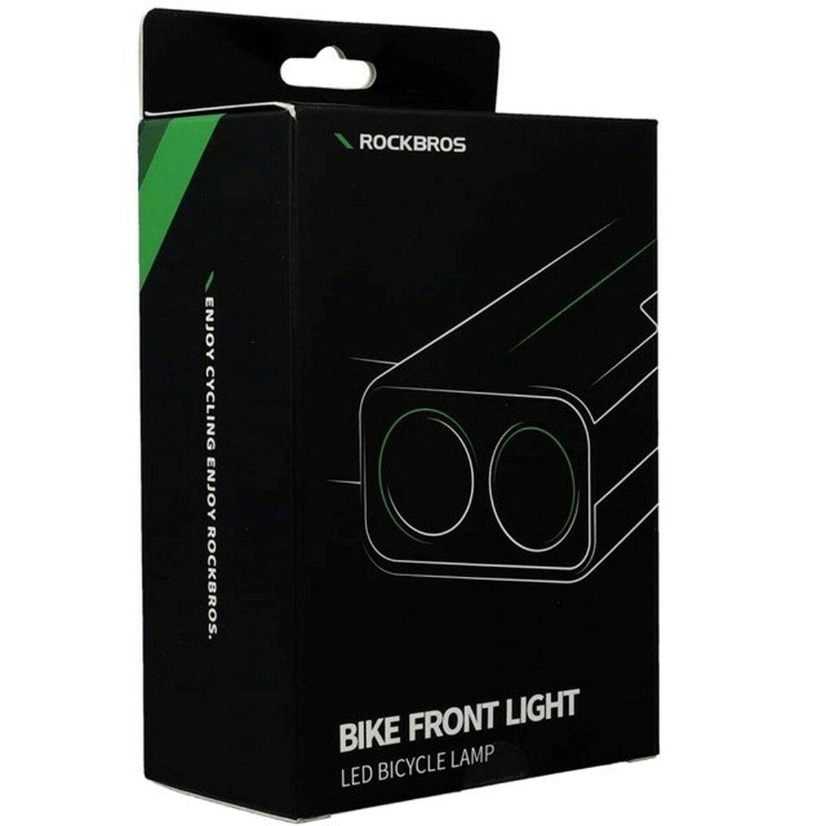 Linterna LED para Bicicleta Rockbros Luz de bicicleta con función de powerbank