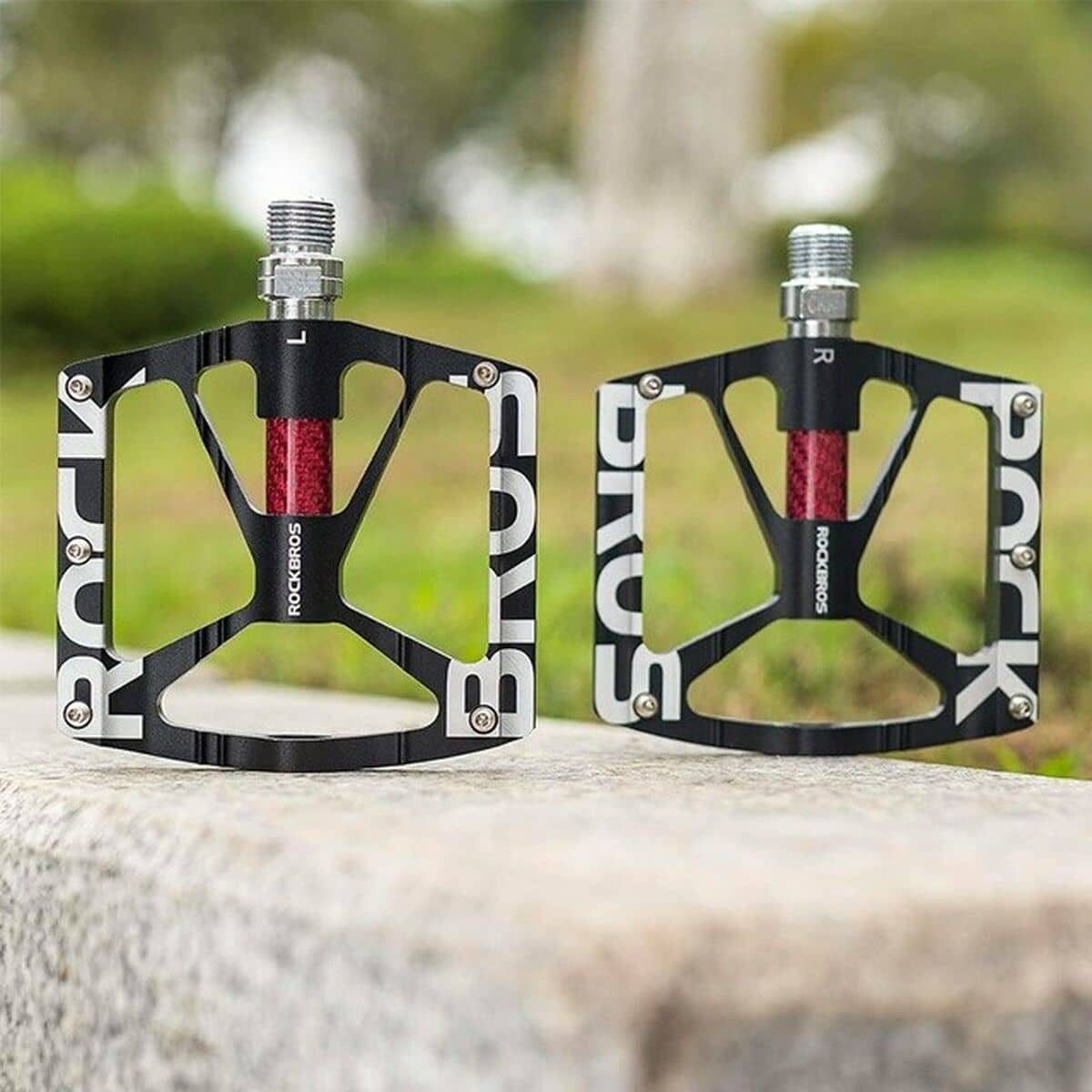 Pedales Rockbros 37213071001 Negro Plateado