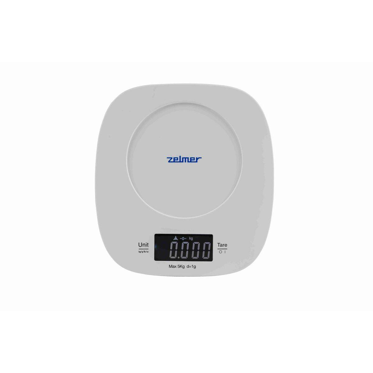 Báscula de Cocina Zelmer ZKS 1451 Azul Blanco 5 kg 1 L