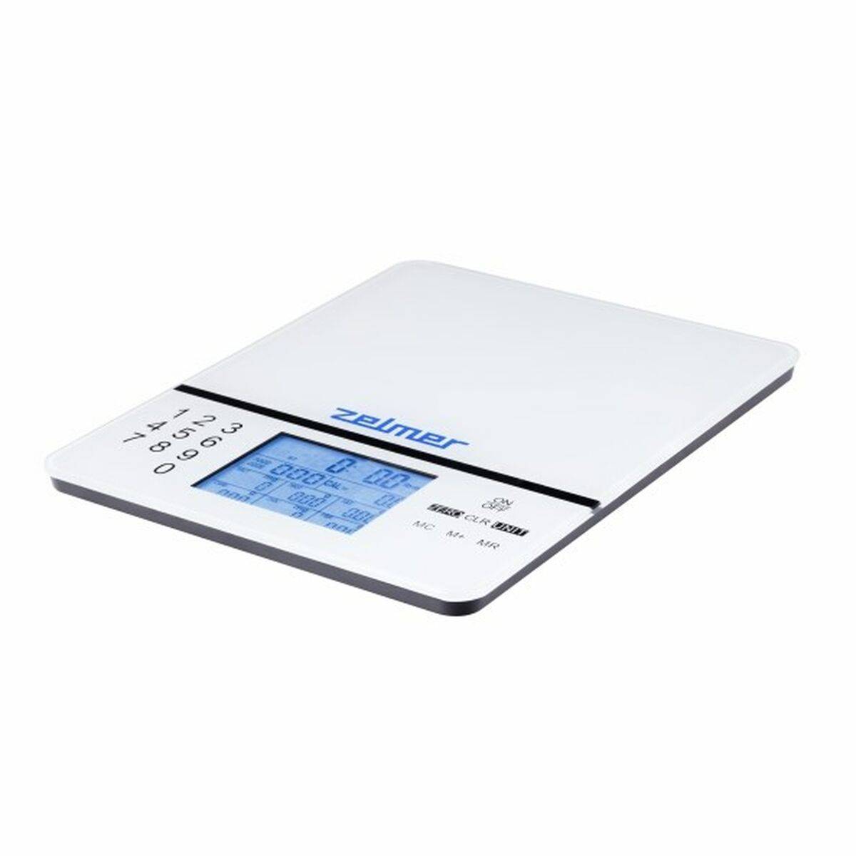 Báscula de Cocina Zelmer ZKS 1500N Blanco 5 kg