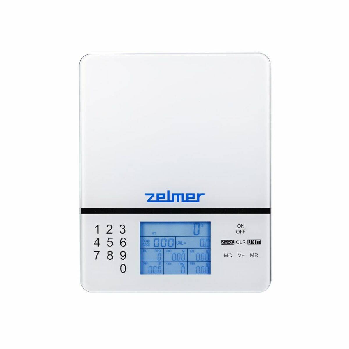 Báscula de Cocina Zelmer ZKS 1500N Blanco 5 kg