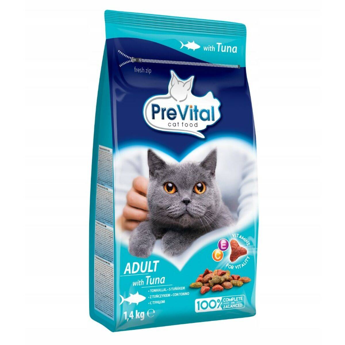 Pienso Prevital Pescado 1,4 Kg