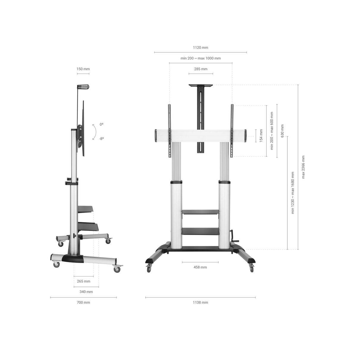 Soporte TV Aisens FT100TE-125 100" 60-100"