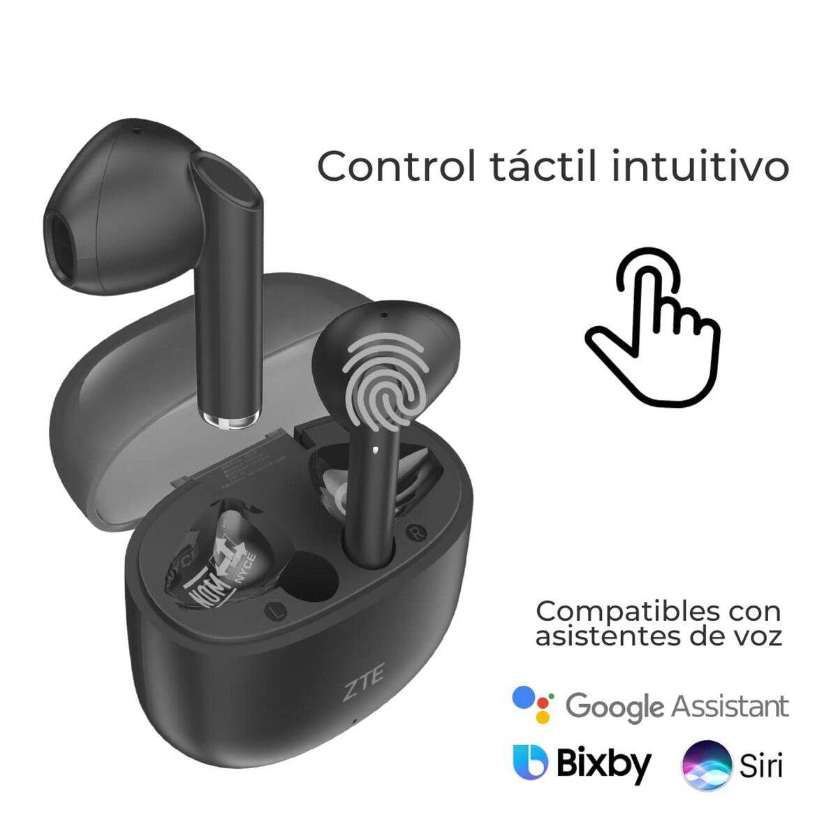 Auriculares Inalámbricos ZTE BUDS 2 Negro