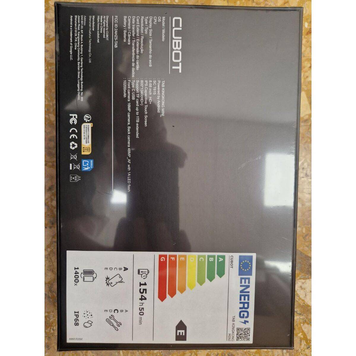 Tablet Cubot KING KONG MINI 6 GB RAM 128 GB 8,7" Negro