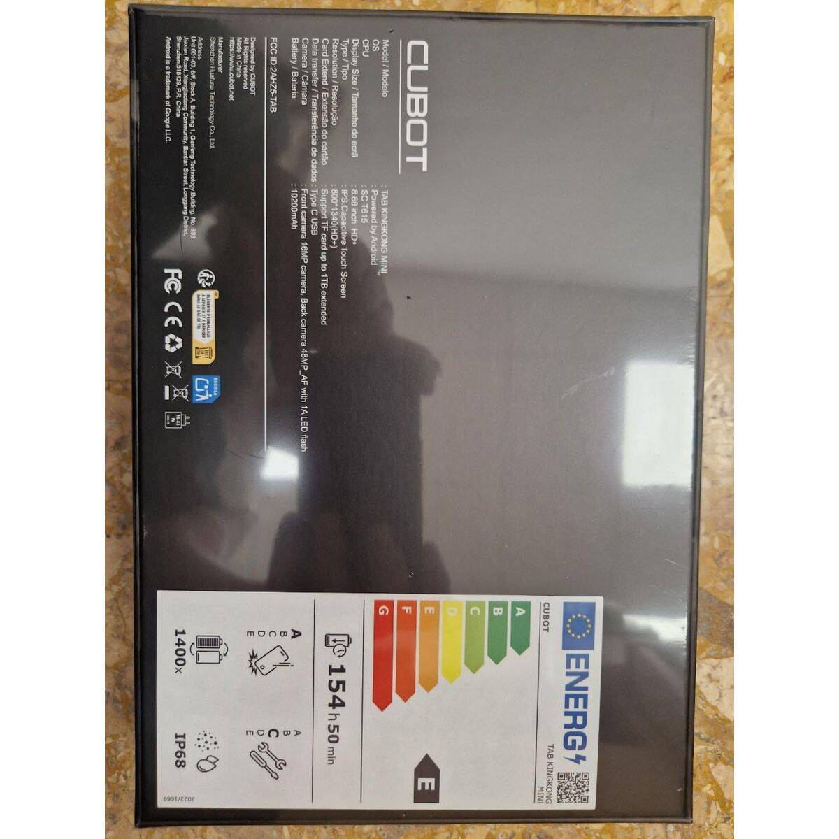 Tablet Cubot KING KONG MINI 6 GB RAM 128 GB 8,7" Negro