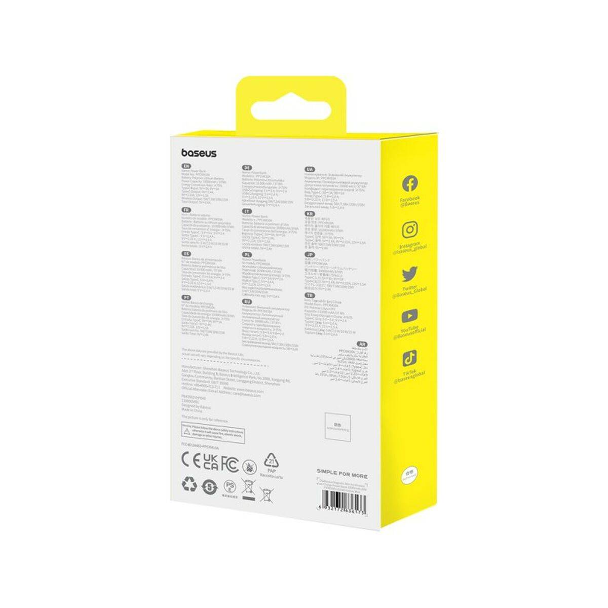Powerbank Baseus P10059001313-00 Azul 10000 mAh
