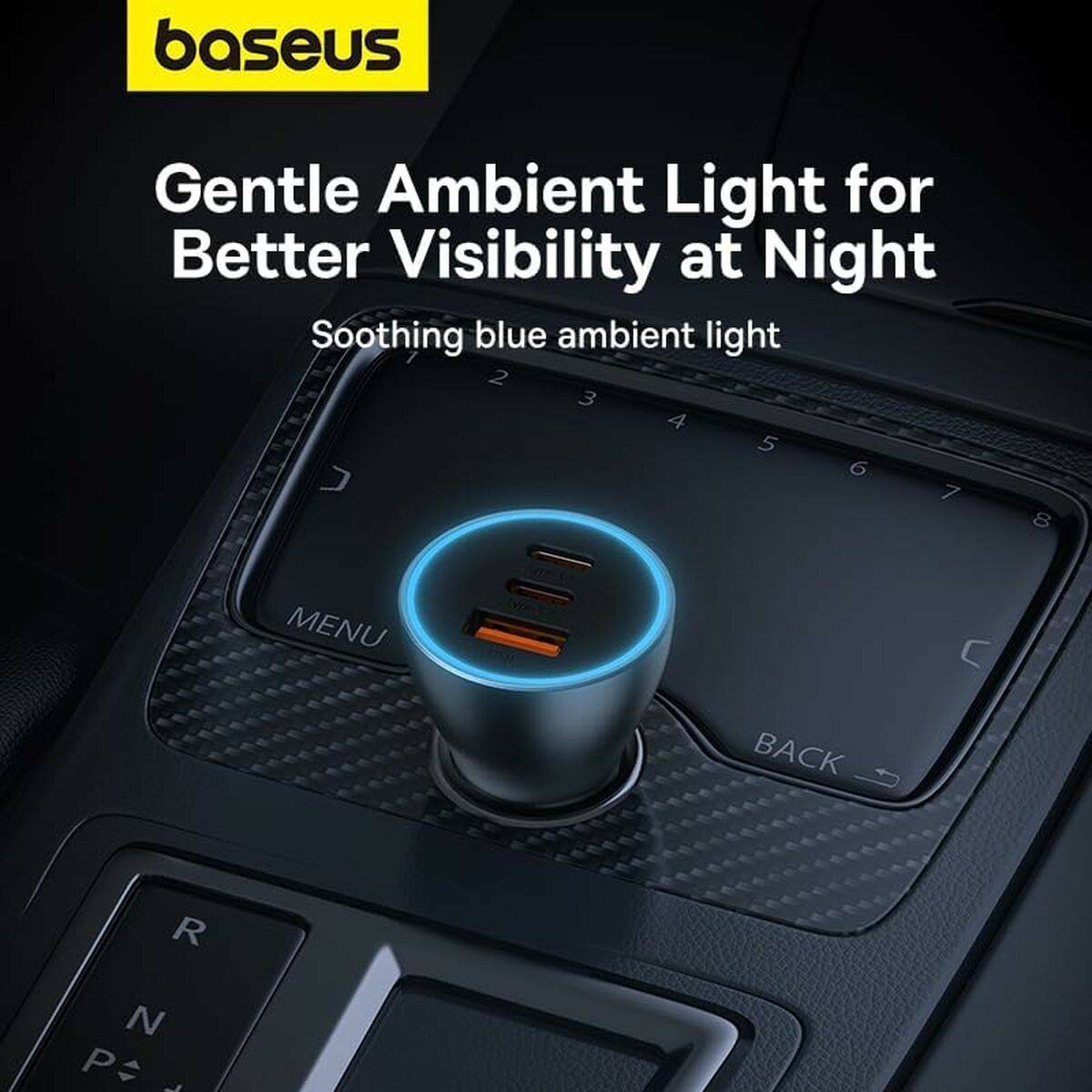 Cargador de Coche Baseus C00035202841-00