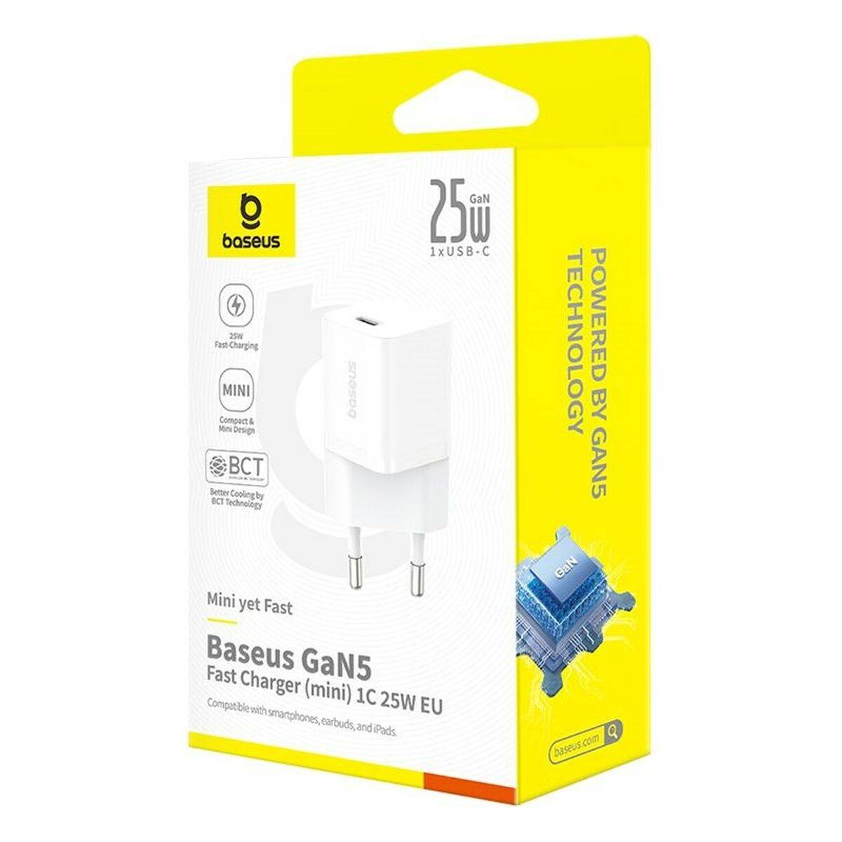 Cargador de Pared Baseus P10110909213-00 Blanco 25 W