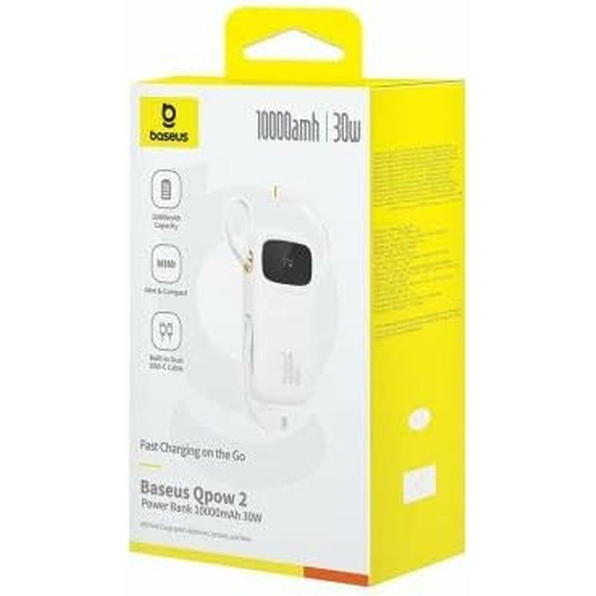 Powerbank Baseus P10055008213-00 Blanco 10000 mAh