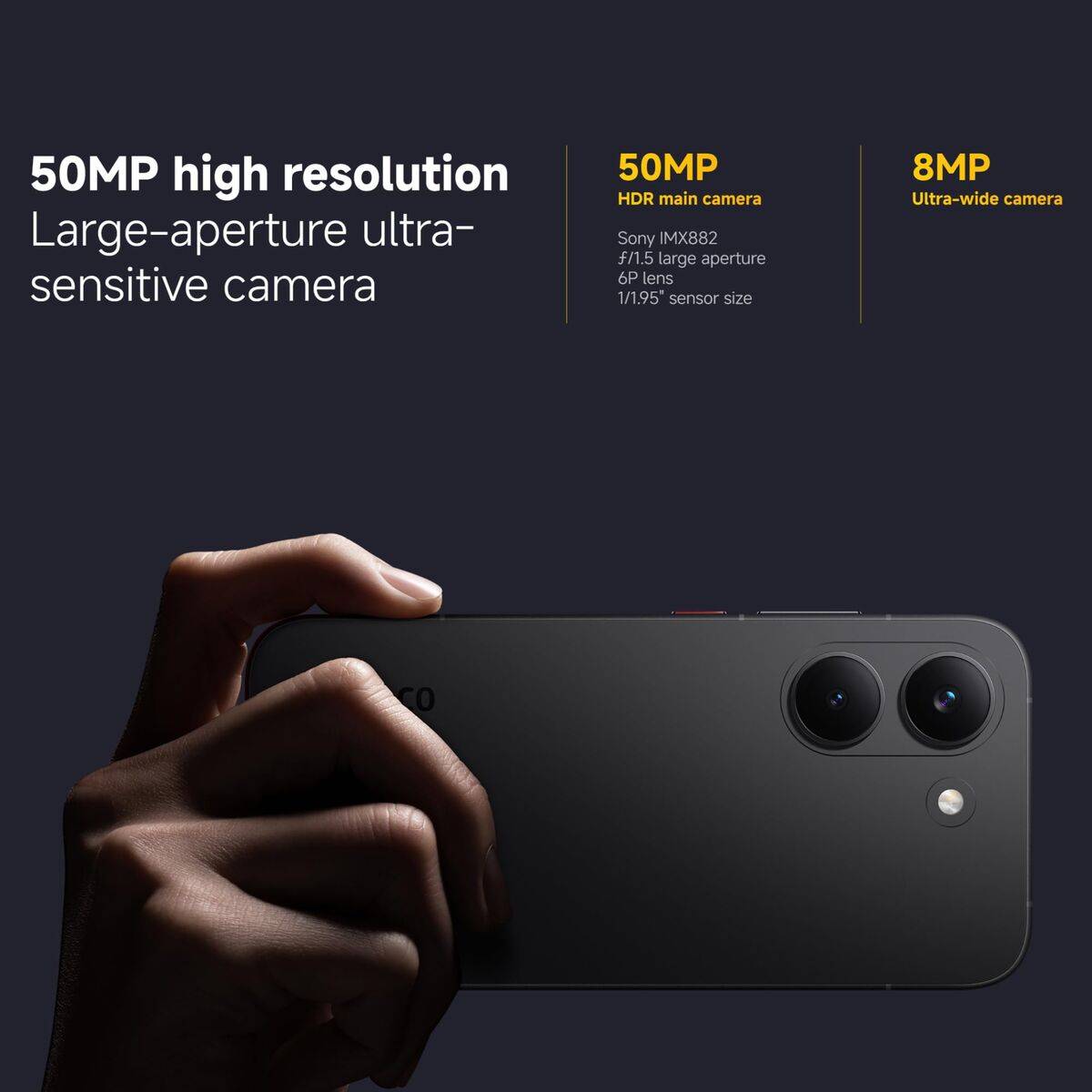 Smartphone Xiaomi X8 PRO 6,59" Octa Core Mediatek Dimensity 8500 8 GB RAM 256 GB Blanco