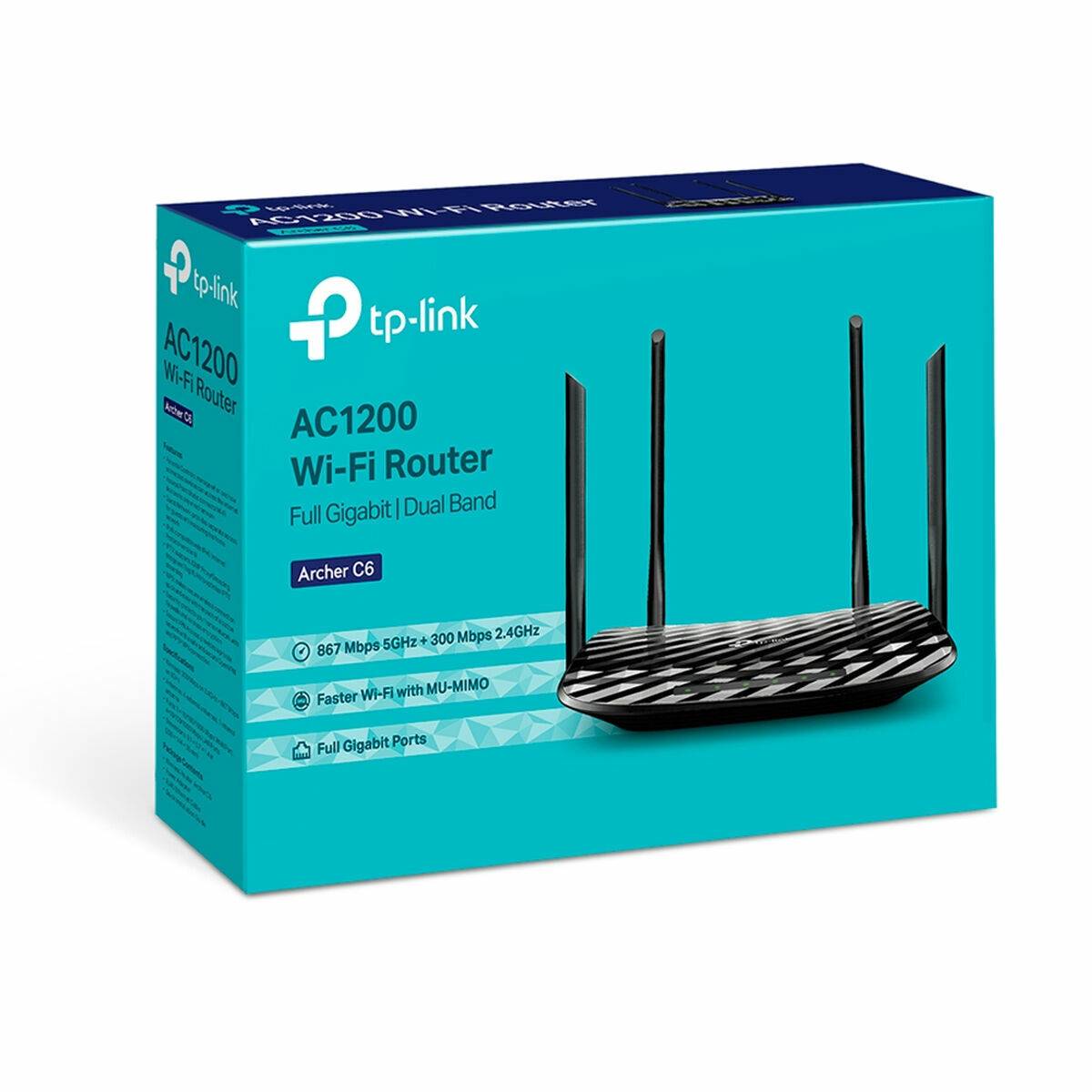 Router TP-Link AC1200 Negro
