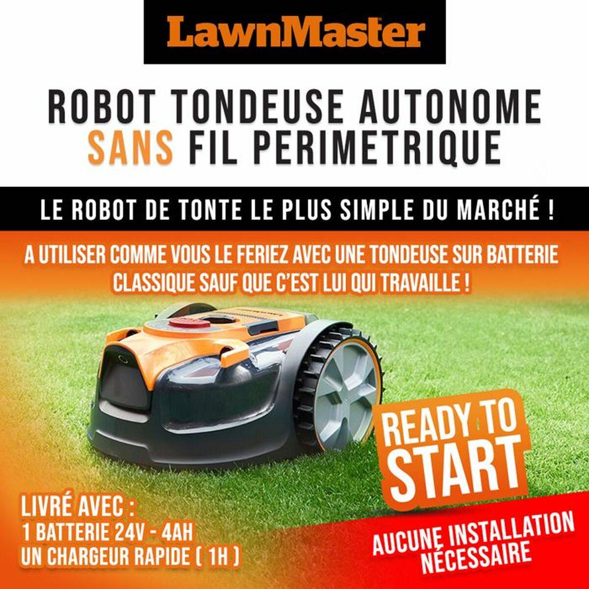 Robot cortacésped LawnMaster