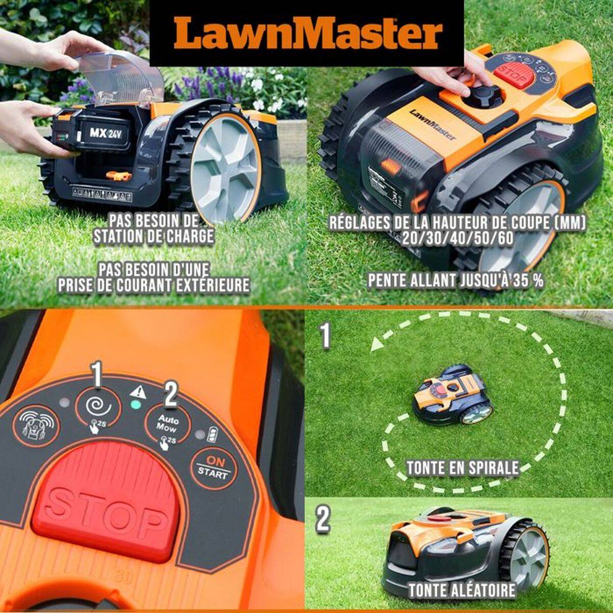 Robot cortacésped LawnMaster