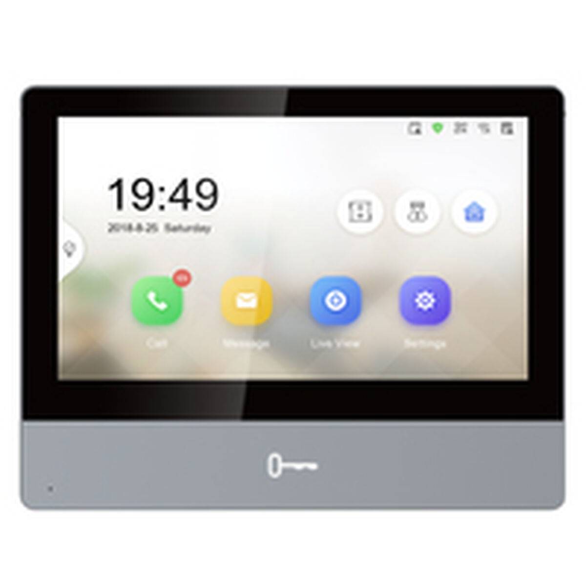 Videoportero Inteligente Hikvision DS-KH8350-TE1 Negro Gris