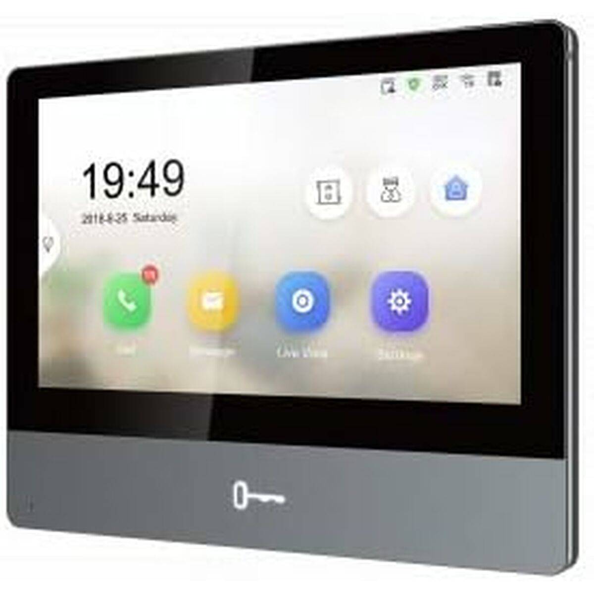 Videoportero Inteligente Hikvision DS-KH8350-TE1 Negro Gris