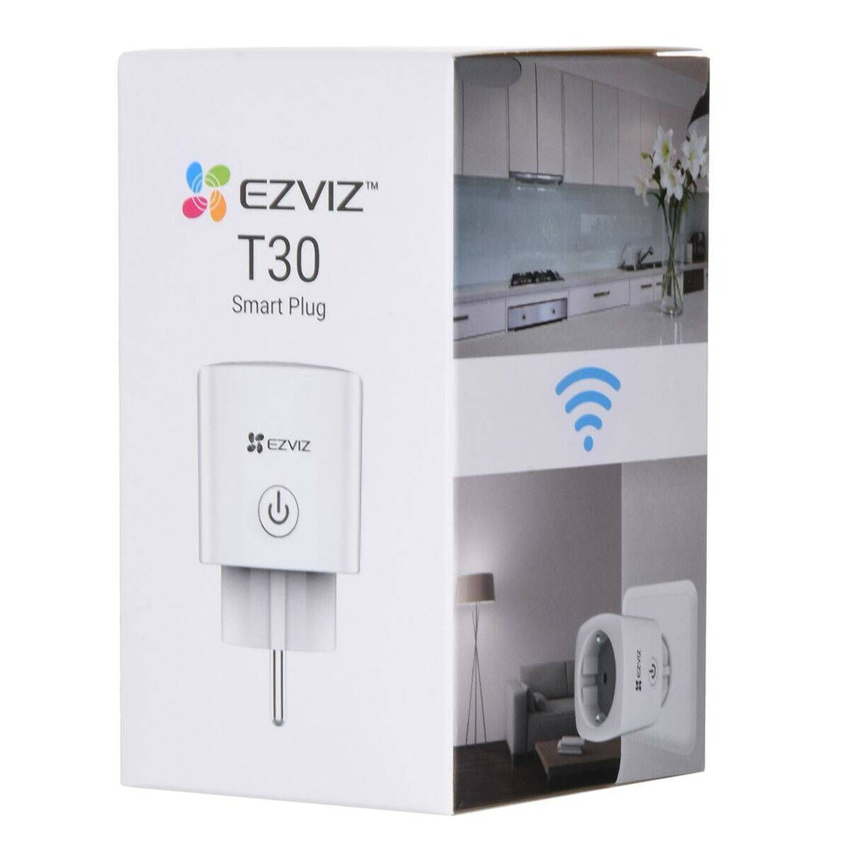 Enchufe Inteligente Ezviz T30 Blanco 2300 W 7 x 11 x 7 cm 6 x 6 x 11 cm 86 mm 51 x 51 x 85 cm 220 V 220-240 V