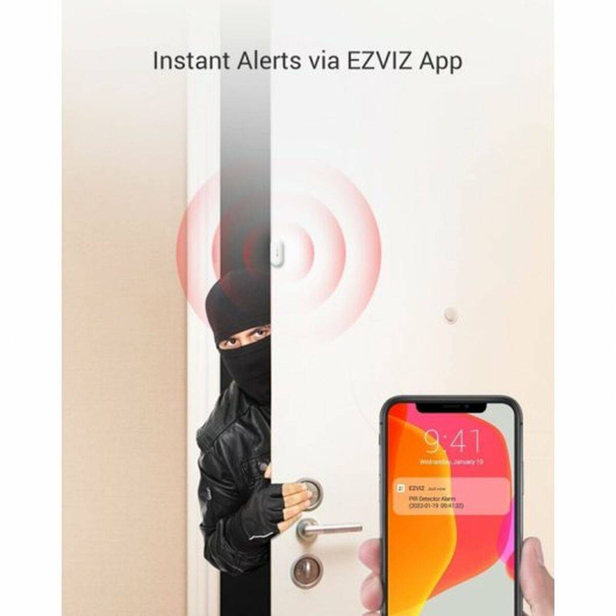 Sensor Inteligente de Puertas y Ventanas Ezviz CS-T2C-A0-BG