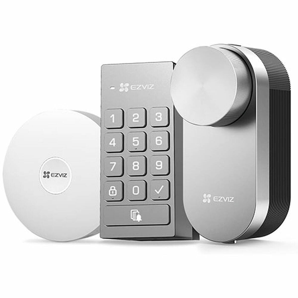 Cerradura Inteligente Ezviz DL01PRO-DL01CP- Blanco Gris Aluminio