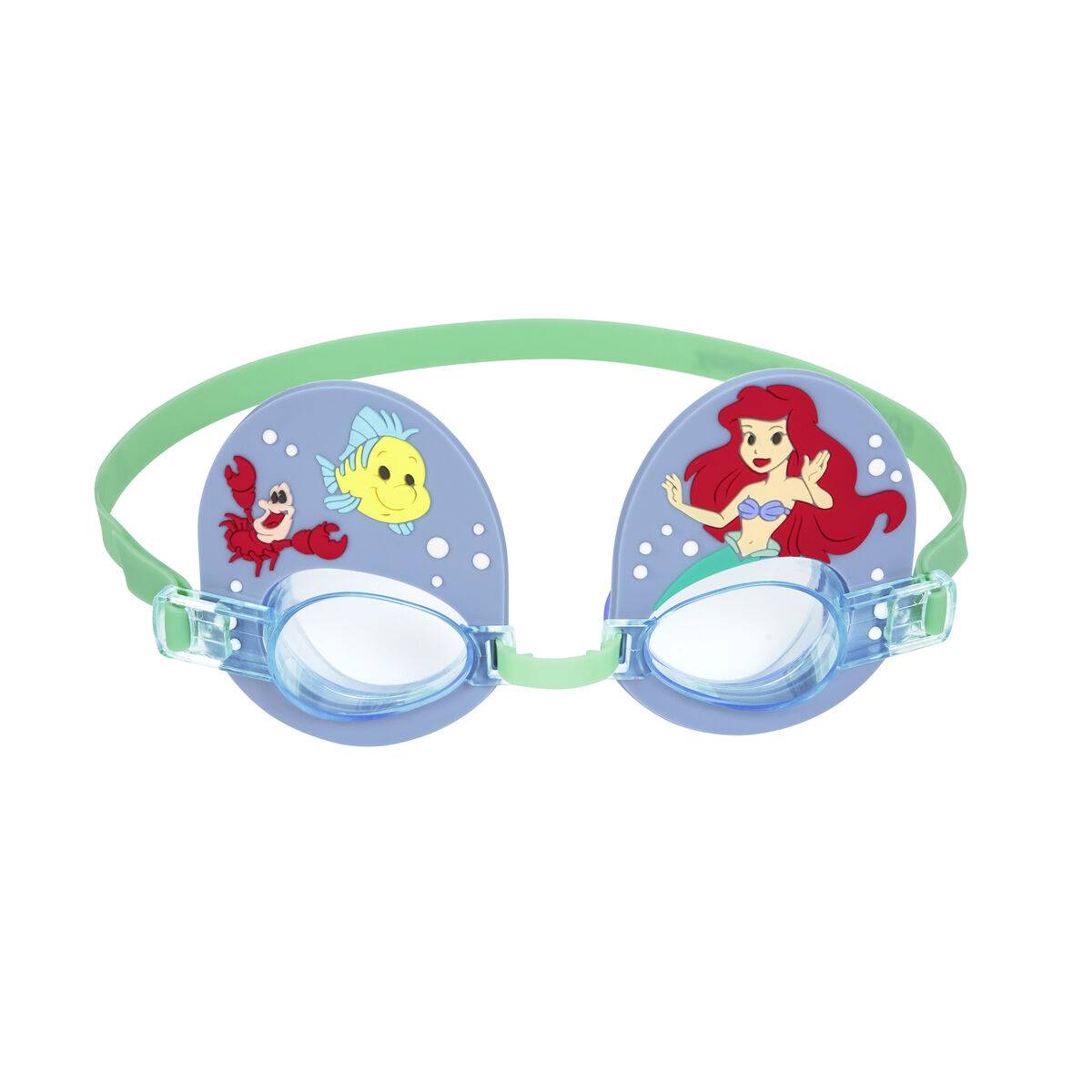 Bestway Gafa Natacion Infantil Correa Silicona Sirenita +3 Años Piscina y Playa 09113