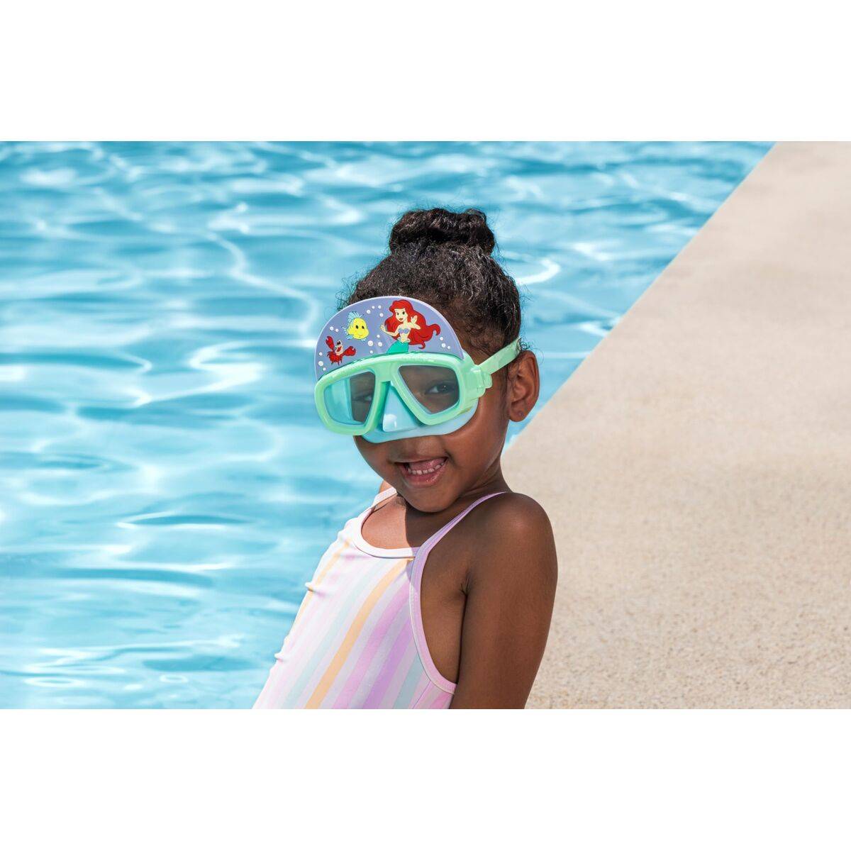 Bestway Gafa Natacion Infantil Correa Silicona Princesas +3 Años Piscina y Playa 09115