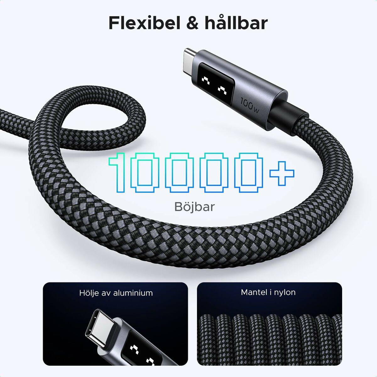 Cable USB a Lightning Ugreen 35512 Negro 2 m
