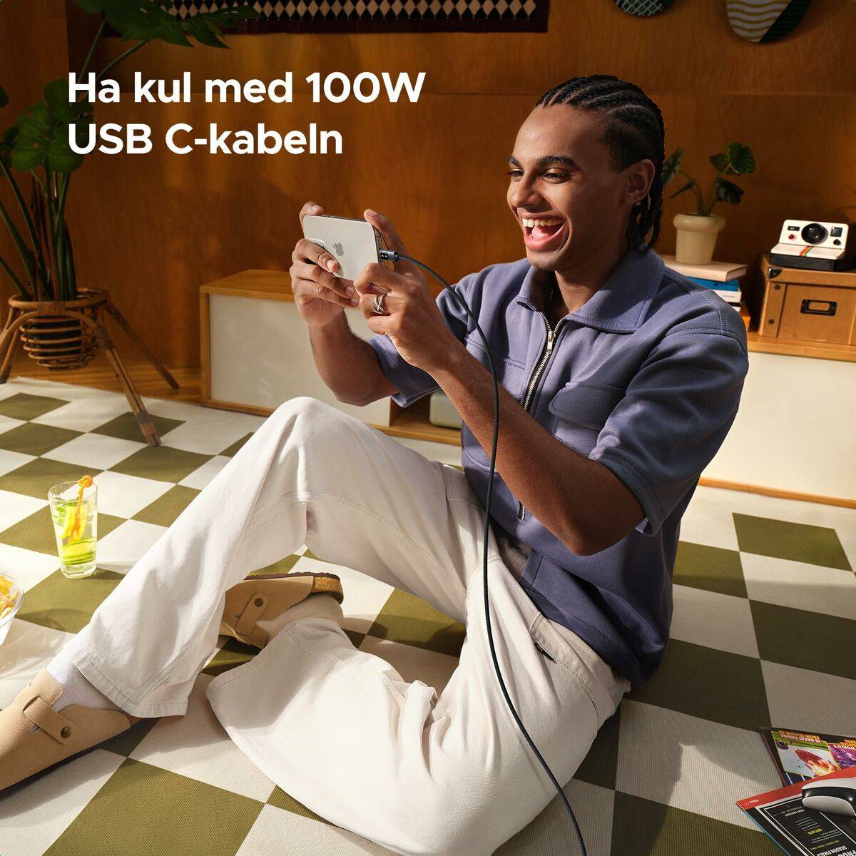 Cable USB a Lightning Ugreen 35512 Negro 2 m