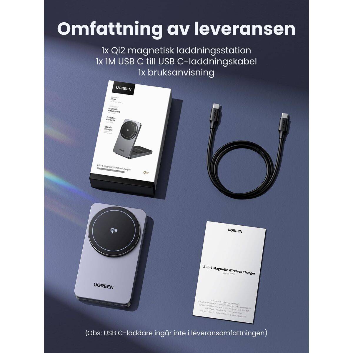 Powerbank Ugreen 45023 Gris 2 en 1