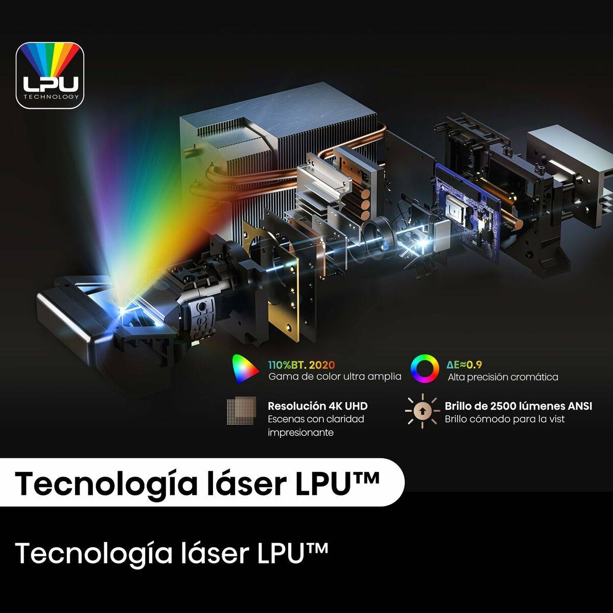 Proyector Hisense PT1 4K Ultra HD 3840 x 2160 px